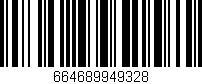 Código de barras (EAN, GTIN, SKU, ISBN): '664689949328'