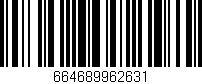 Código de barras (EAN, GTIN, SKU, ISBN): '664689962631'