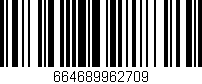 Código de barras (EAN, GTIN, SKU, ISBN): '664689962709'