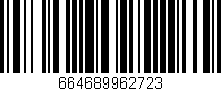 Código de barras (EAN, GTIN, SKU, ISBN): '664689962723'