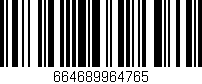 Código de barras (EAN, GTIN, SKU, ISBN): '664689964765'
