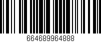 Código de barras (EAN, GTIN, SKU, ISBN): '664689964888'