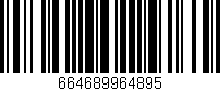 Código de barras (EAN, GTIN, SKU, ISBN): '664689964895'