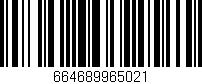 Código de barras (EAN, GTIN, SKU, ISBN): '664689965021'