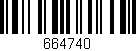 Código de barras (EAN, GTIN, SKU, ISBN): '664740'