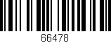 Código de barras (EAN, GTIN, SKU, ISBN): '66478'
