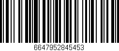 Código de barras (EAN, GTIN, SKU, ISBN): '6647952845453'