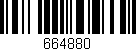 Código de barras (EAN, GTIN, SKU, ISBN): '664880'