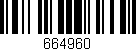 Código de barras (EAN, GTIN, SKU, ISBN): '664960'