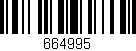 Código de barras (EAN, GTIN, SKU, ISBN): '664995'