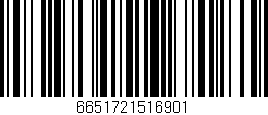 Código de barras (EAN, GTIN, SKU, ISBN): '6651721516901'