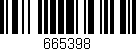 Código de barras (EAN, GTIN, SKU, ISBN): '665398'