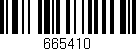Código de barras (EAN, GTIN, SKU, ISBN): '665410'