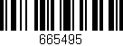 Código de barras (EAN, GTIN, SKU, ISBN): '665495'