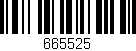 Código de barras (EAN, GTIN, SKU, ISBN): '665525'