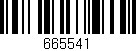 Código de barras (EAN, GTIN, SKU, ISBN): '665541'