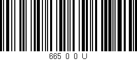 Código de barras (EAN, GTIN, SKU, ISBN): '665_0_0_U'