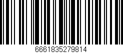 Código de barras (EAN, GTIN, SKU, ISBN): '6661835279814'
