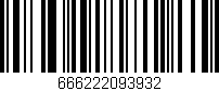 Código de barras (EAN, GTIN, SKU, ISBN): '666222093932'