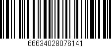 Código de barras (EAN, GTIN, SKU, ISBN): '66634028076141'