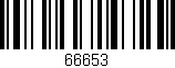 Código de barras (EAN, GTIN, SKU, ISBN): '66653'