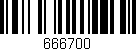 Código de barras (EAN, GTIN, SKU, ISBN): '666700'