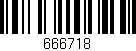 Código de barras (EAN, GTIN, SKU, ISBN): '666718'
