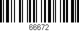 Código de barras (EAN, GTIN, SKU, ISBN): '66672'
