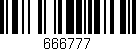 Código de barras (EAN, GTIN, SKU, ISBN): '666777'