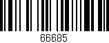 Código de barras (EAN, GTIN, SKU, ISBN): '66685'