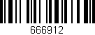 Código de barras (EAN, GTIN, SKU, ISBN): '666912'