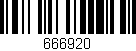 Código de barras (EAN, GTIN, SKU, ISBN): '666920'