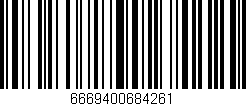 Código de barras (EAN, GTIN, SKU, ISBN): '6669400684261'