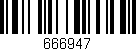 Código de barras (EAN, GTIN, SKU, ISBN): '666947'