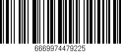 Código de barras (EAN, GTIN, SKU, ISBN): '6669974479225'