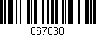 Código de barras (EAN, GTIN, SKU, ISBN): '667030'