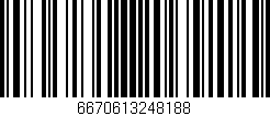 Código de barras (EAN, GTIN, SKU, ISBN): '6670613248188'
