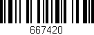 Código de barras (EAN, GTIN, SKU, ISBN): '667420'
