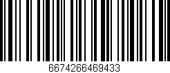 Código de barras (EAN, GTIN, SKU, ISBN): '6674266469433'