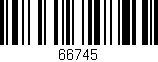 Código de barras (EAN, GTIN, SKU, ISBN): '66745'