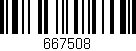 Código de barras (EAN, GTIN, SKU, ISBN): '667508'