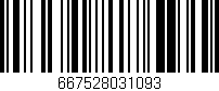 Código de barras (EAN, GTIN, SKU, ISBN): '667528031093'
