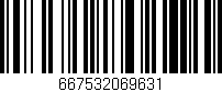 Código de barras (EAN, GTIN, SKU, ISBN): '667532069631'