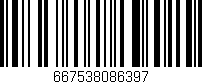 Código de barras (EAN, GTIN, SKU, ISBN): '667538086397'