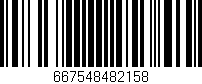 Código de barras (EAN, GTIN, SKU, ISBN): '667548482158'