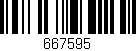 Código de barras (EAN, GTIN, SKU, ISBN): '667595'