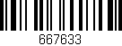 Código de barras (EAN, GTIN, SKU, ISBN): '667633'