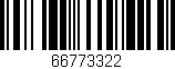 Código de barras (EAN, GTIN, SKU, ISBN): '66773322'