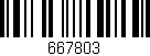 Código de barras (EAN, GTIN, SKU, ISBN): '667803'