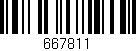Código de barras (EAN, GTIN, SKU, ISBN): '667811'